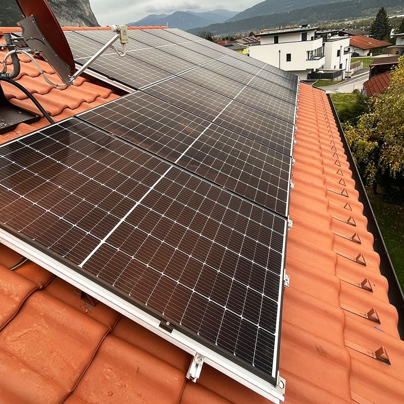 8 kWp Photovoltaikanlage in Zirl, geplant und montiert von SPA Energietechnik